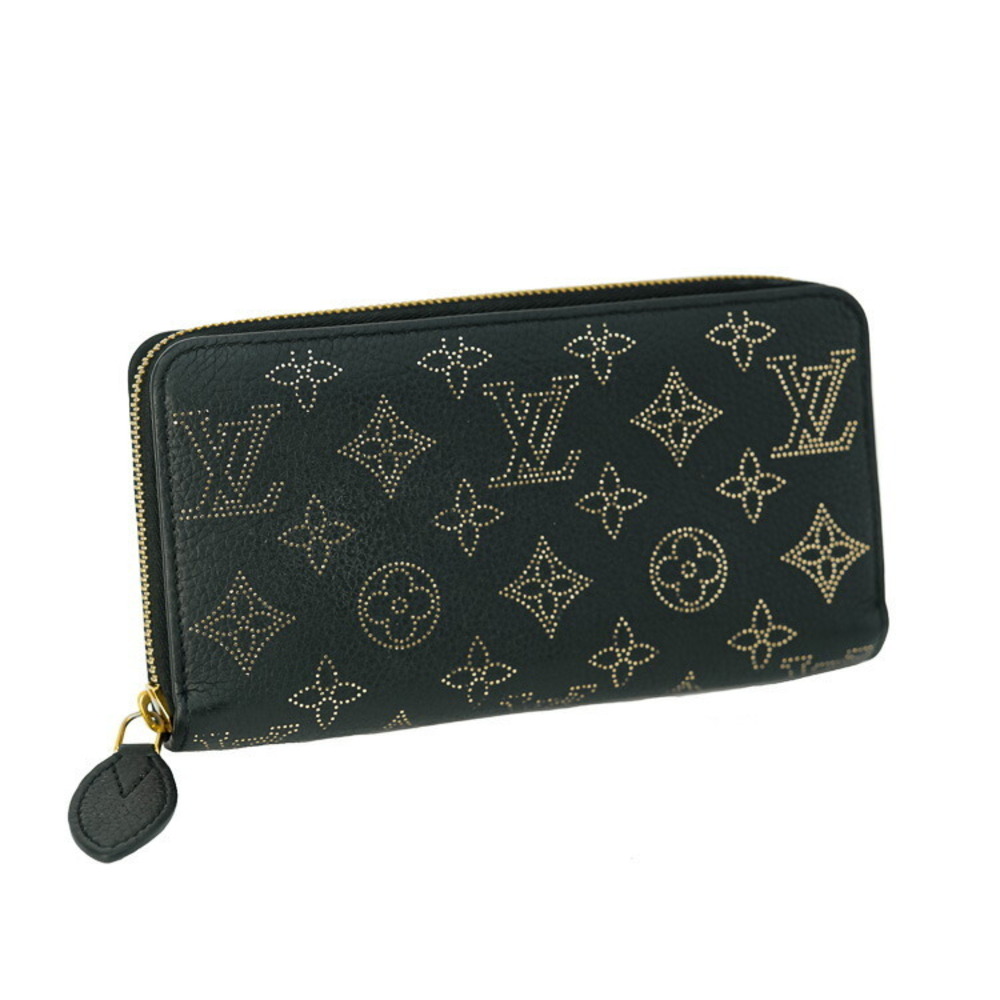 Louis Vuitton Wallet Mahina Zippy black leather
